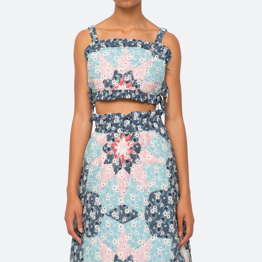 Sea NY Talia Quilted Tank Top (M)